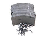 накладка тормозная ЗИЛ 130-3502105-01 (задняя) *сверленая* (ПАЗ-3205,ЗИЛ-4331)