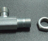 штуцер соединительный РВД (угольник на ГЦ / с гайкой) 24/32 (М20х1.5 / М27х1,5) *переходной*